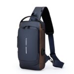 Waterproof Anti Theft Designer Password Lock Bag Usb Crossbody Sling Bags For Men Chest Bags - imagine 10