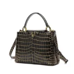 Luxury Designer Brand bolsa feminina 2023 New High-quality сумка Leather Crocodile Print Shoulder Handbags for Women 가방 Hot Sell - imagine 2
