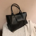 Famous Brand Large Weave Tote Bags High Quality Leather Shoulder Bags for Women Designer Luxury Lady Top-handle Bags Luxury Sac - imagine 6