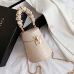 Pu Leather Bucket Bag Small Crossbody Bag Fashion Shoulder Chain Bag - imagine 5