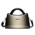New PU soft leather texture messenger bag fashion simple solid color shoulder bag casual light handbag - imagine 5