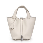 Head layer cowhide bucket bag women's leather high-end handbag - imagine 18