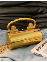 Fashion handbag women's versatile solid color acrylic bag chain strap crossbody bag - imagine 12