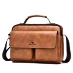 Men's Business Satchel Single Shoulder Bag Cross Body Large Capacity Single Shoulder Leisure Bag Messenger Bag - imagine 8