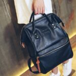 Mummy Diaper Backpacks Fashion Nappy Bag Large Capacity Baby Nursing Handbag High Quality PU Leather Travel Backpack MBG0150 - imagine 7