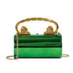 Fashion handbag women's versatile solid color acrylic bag chain strap crossbody bag - imagine 4
