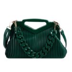 Fashion Triangle Handbag Designer Pleated Shoulder Bag for Women Clutch Purses High Quality Crossbody Bag Satchels Hobo Bags - imagine 8