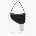 New Cowhide Women's Bag Autumn And Winter Unique Design Tassel Bag Personality Fashion Messenger Bag - imagine 2