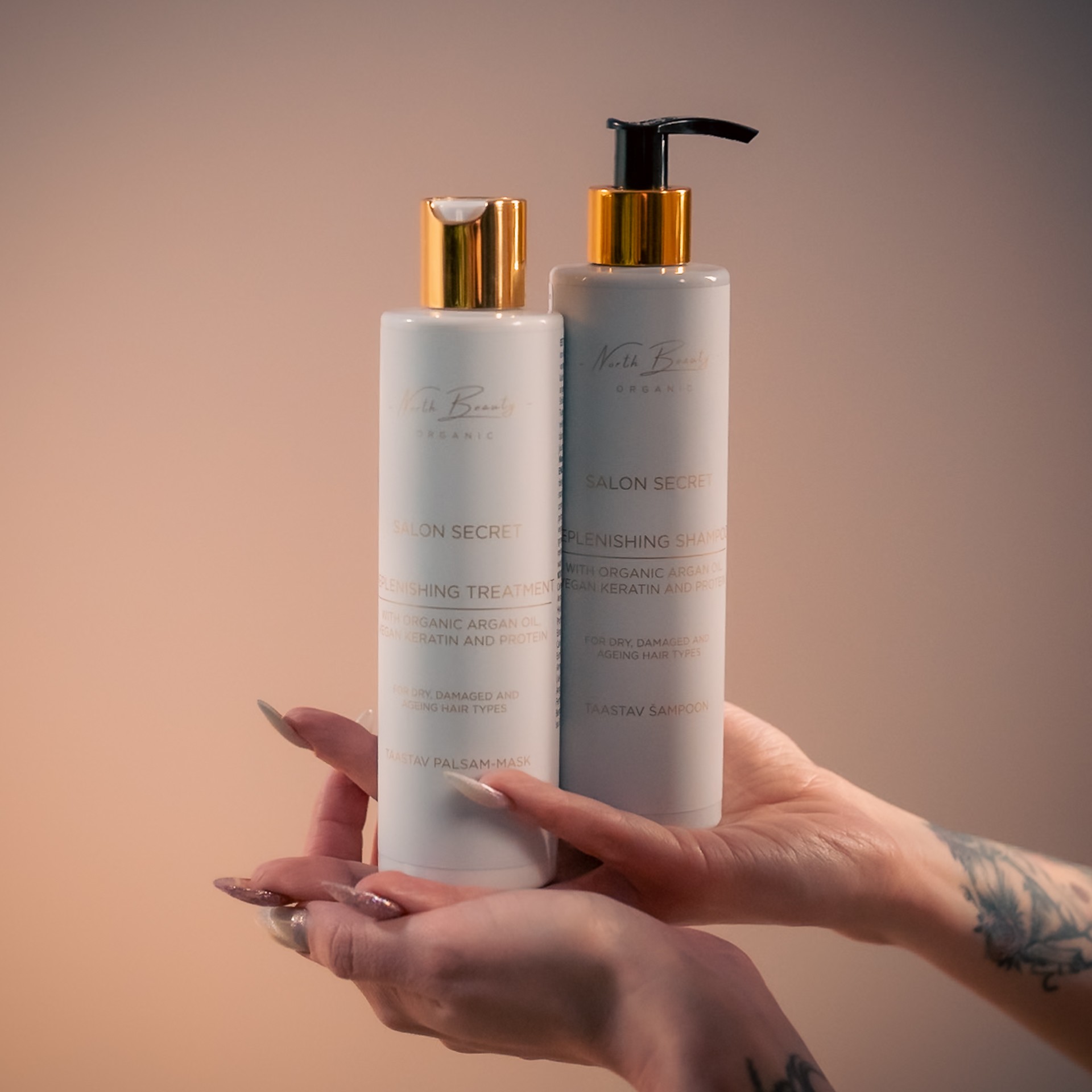 2-in-1-shower-gel-shampoo-for-women-250ml-duplicate-1772ba15-3.jpg Restorative Shampoo with Vegan Keratin, Argan Oil & Plant Proteins, 250ml - imagine 1