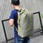 Large Capacity Rucksack Man Travel Bag Mountaineering Backpack Male Luggage Boys Canvas Bucket - imagine 3