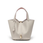 Head layer cowhide bucket bag women's leather high-end handbag - imagine 31