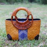 Thai version of the straw bag women's handbag retro fashion hand rattan grass package travel beach bag - imagine 2