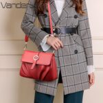 High Quality Ruched Shoulder Bag Soft Leather Luxury Handbag Women Bags Designer Crossbody Bag Female Fashion Messenger Bag - imagine 4