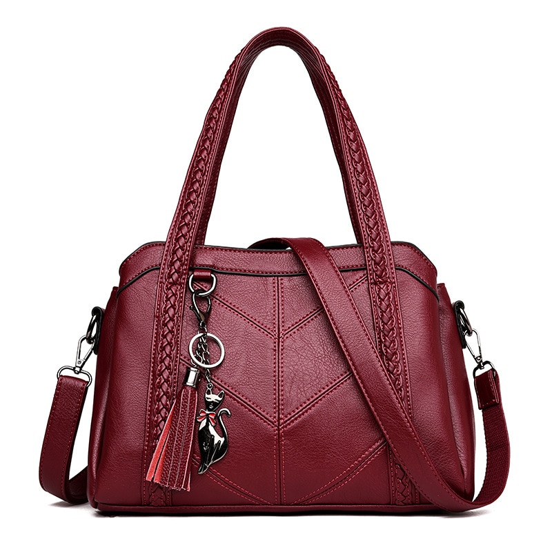 556936521 Women's Casual Tote Bag Female Handbag Large Big Shoulder Bag for Women Tote Ladies Vintage Genuine Leather Crossbody Bag - imagine 1