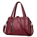 Women's Casual Tote Bag Female Handbag Large Big Shoulder Bag for Women Tote Ladies Vintage Genuine Leather Crossbody Bag - imagine 8