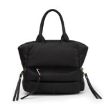 New Winter Space Cotton Handbag Women Casual Totes Bag Down Feather Padded Lady Shoulder Bag Sac A Mian Crossbody Bag