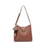 New trendy fashion commuter bucket bag all match large-capacity one-shoulder messenger women's bag - imagine 4