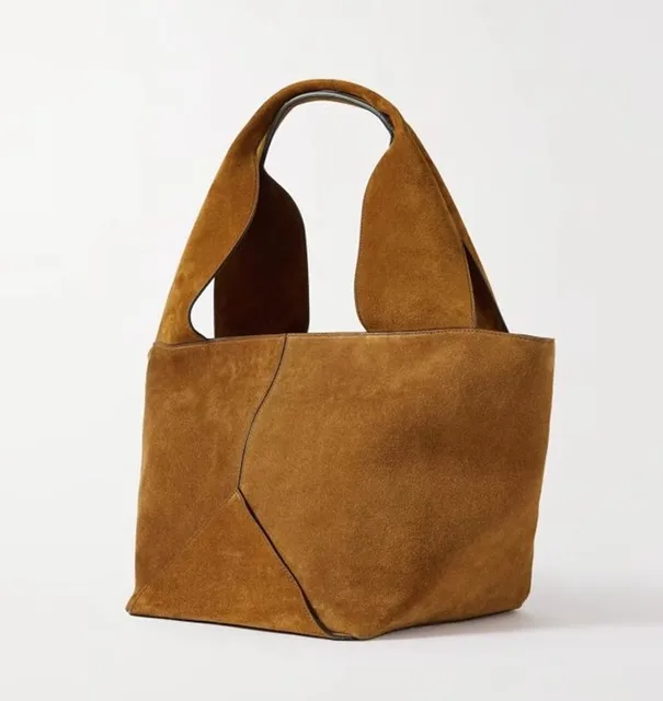 556934601 New Suede Bucket Bag Women's Shoulder Bag Shoppers Large Capacity Handbag Fashion Casual Versatile Crossbody Bag For Women - imagine 1
