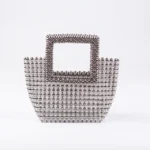 Women Summer Fashion Top-handle Ladies Party Dinner Evening Handmade Exquisite Purses and Handbags - imagine 7