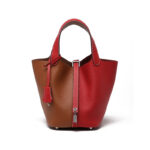 Head layer cowhide bucket bag women's leather high-end handbag - imagine 35