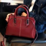 Vintage Business Genuine Leather Luxury Handbags Shoulder Bags For Women Designer Female Pochette Ladies Crossbody Satchel - imagine 5
