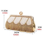 New Fringed Evening Bag Ladies High End Dress Evening Bag Diamond Portable Banquet All Match Bag - imagine 3