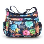 Floral Shoulder Bag Rural style Fashion Women Bag European and American style Vintage Bag Lightweight More Zippers Messenger Bag