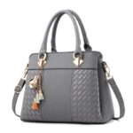 LKEEP Famous Designer Brand Bags Women Leather Handbags Luxury Ladies Hand Bags Purse Fashion Shoulder Bags - imagine 8
