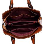 Vintage Business Genuine Leather Luxury Handbags Shoulder Bags For Women Designer Female Pochette Ladies Crossbody Satchel - imagine 3