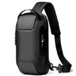 Men's Waterproof USB Oxford Crossbody Bag Anti-theft Shoulder Sling Bag Multifunction Short Travel Messenger Chest Pack For Male - imagine 7