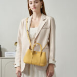 Leather crossbody women's bag hand-held mini garden bag - imagine 5