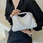 Fashion Triangle Handbag Designer Pleated Shoulder Bag for Women Clutch Purses High Quality Crossbody Bag Satchels Hobo Bags - imagine 3