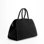 Genuine Leather Women Large Tote Bag Luxury Design Large Capacity Travel Bag Vintage Suede Handbags Crossbody Bag - imagine 5
