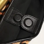 New Women's Bags Genuine Horsehide Shoulder Bag Cows Pattern Detachable Strap Messenger Bag - imagine 4