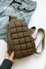 Quilted Nylon Crossbody  Bag - imagine 32
