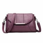 Soft Crossbody Bags For Women Pu Leather Handbags Designer Women Shoulder Bags High Quality Solid Women Messenger Bags - imagine 11