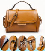 Leather handbag fashion leather handbags inclined shoulder bag handbag shoulder BaoChao - imagine 2