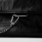New Rhombus Black Rock Soft Single Shoulder Oblique Span Chain Bag Luxury Handbags for Woman 2020 PU Leather Messenger Bag - imagine 4