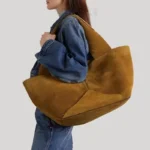 New Suede Bucket Bag Women's Shoulder Bag Shoppers Large Capacity Handbag Fashion Casual Versatile Crossbody Bag For Women - imagine 7