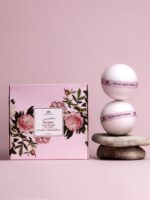 Luxurious Peony Bath Bomb With Vitamin E - Set of 4 Bombs - imagine 4