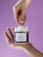 Lavender Body Scrub With Grapefruit Essential Oil - 250 ml - imagine 4