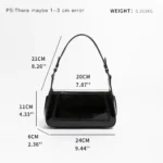 Solid Color Women Underarm Shoulder Bags Soft PU Leather Phone Purse Female Small Tote Handbags Simple Design - imagine 2