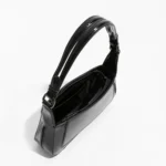 Solid Color Women Underarm Shoulder Bags Soft PU Leather Phone Purse Female Small Tote Handbags Simple Design - imagine 3