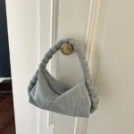Women's Handbag Twisting Crossbody Bag Flap Tote Spring New Jeans Retro Shoulder Bag - imagine 6