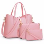 Women Bag Top-Handle Bags Female Famous Brand Women Messenger Bags Handbag Set PU Leather Composite Bag - imagine 6