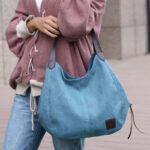 Piler Large Women Handbag Bag Canvas Zipper Pockets Brand Ladies Shoulder Bags Casual Large Women Bags Luxury Ladies Hand Bags - imagine 6