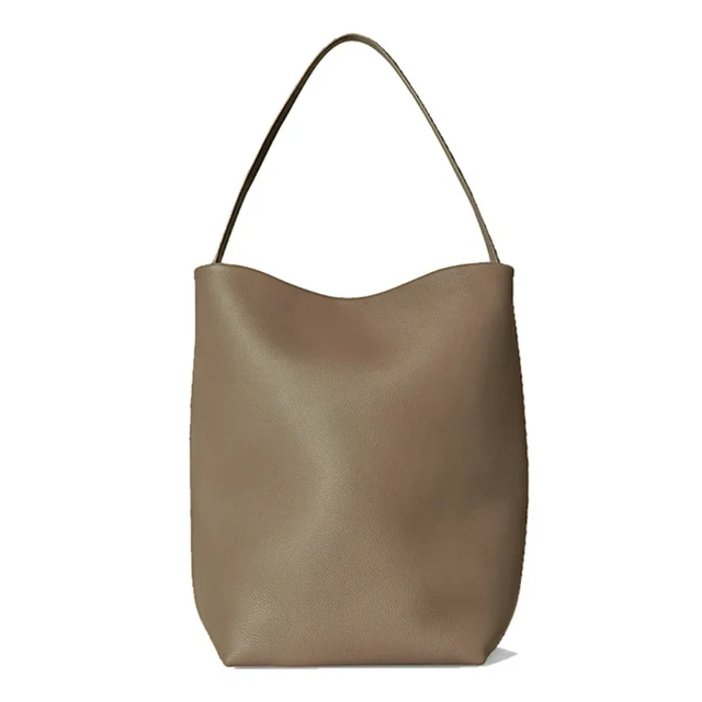 556933831 Simple Brand Genuine Suede Bucket Shoulder Bag for Women Large Capacity Laptop Hobo Purse Casual Designer Shopper Handbag - imagine 1