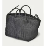 High Quality Large Tote for Women Handbags and Purses Waterproof Linen Oxford Fold Pattern Travel Shoulder Toes Shopper Bag 2021 - imagine 6