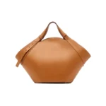 Retro Trend Solid Color Fan-Shaped Design Big Size Super Large Capacity High-Quality Women's Chic Shoulder Armpit Bag