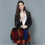 Real Mongolian Fur Bags Australian Beach Wool Fur Shoulder Bag Ladies Tibet Lamb Fur Wrist Bag Large Capacity - imagine 3